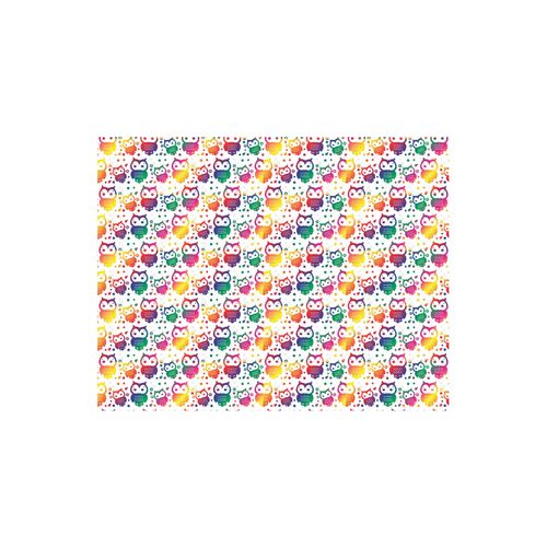 Placa Eva Estampa 40Cmx60Cm Furtacor Coruja Branco Pct/5 Folhas Leoarte