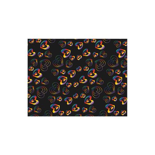 Placa Eva Estampa 40Cmx60Cm Furtacor Coracao Preto Pct/5 Folhas Leoarte