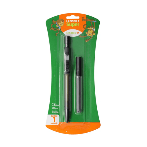 Lapiseira Super 2.0 Blister Caixa Com 12 Und Cores Sortidas Leoeleo