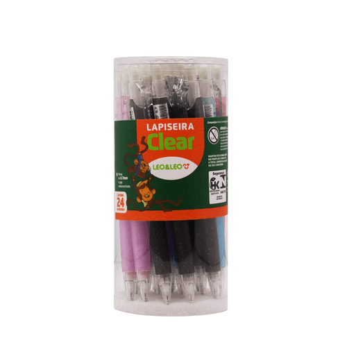 Lapiseira Clear Grip 0.7  Pote/24 Und Leoeleo