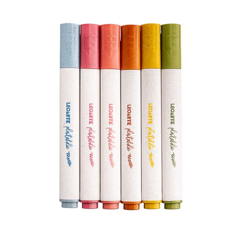 Marca Texto Plantaholic 6 Cores  Leo Arte