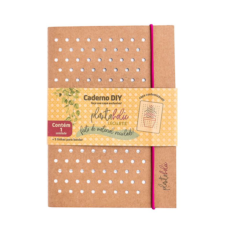 Caderno Plantaholic Diy Capa Comum 40 Folhas Leo Arte 8992