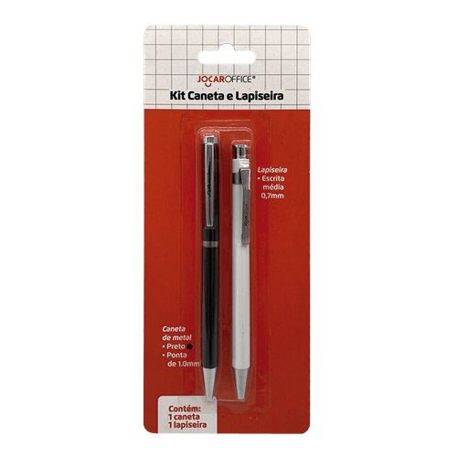 Kit C/1 Caneta E 1 Lapiseira  Jocar Office