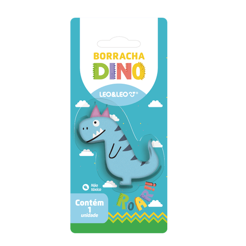 Borracha Pet Formas Caixa C/ 12 Blister Leo E Leo