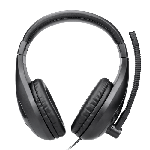 Headset Office Style Estereo Driver 40 Mm Ergonômico Cabo 3M Preto Letron