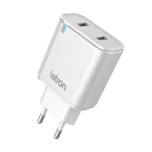 Carregador 2 Usb - Branco - Anatel - Vq-T08 (2.4A)