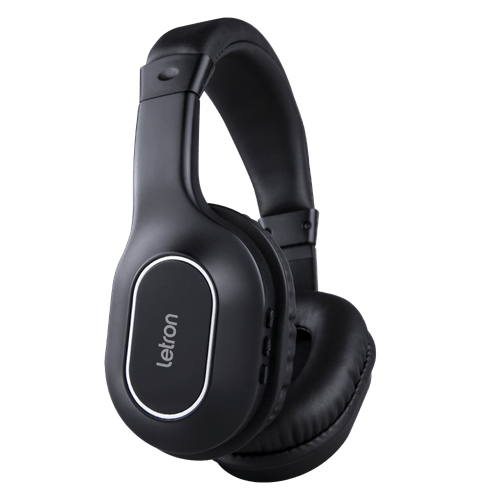 Headphone Sem Fio Beat Preto Estereo Bluetooth Driver 40 Mm Letron