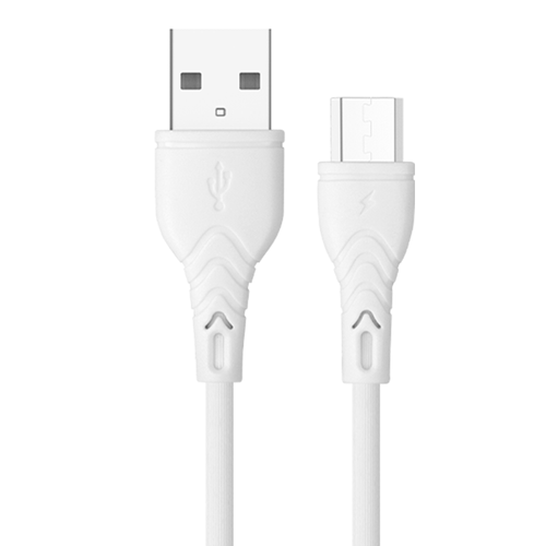 Cabo Pop Tipo Micro Usb Pvc 1M Branco