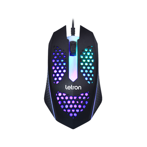 Mouse Gamer Letron Rgb Com 3 Botões Até 1000 Dpi Comb M1613