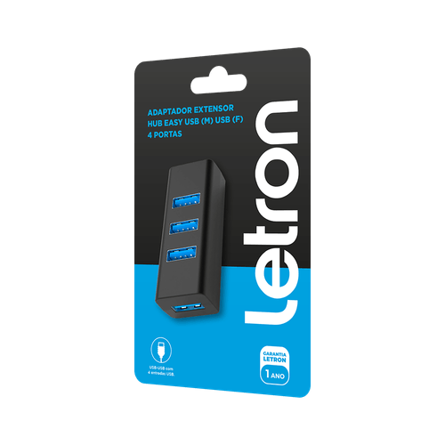 Adaptador  Conversor  Hub Multimidia USB (M) USB SD TF Letron