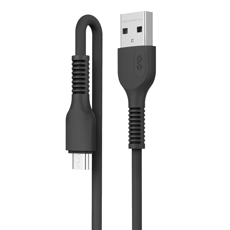 Câble micro USB PVC noir 2m