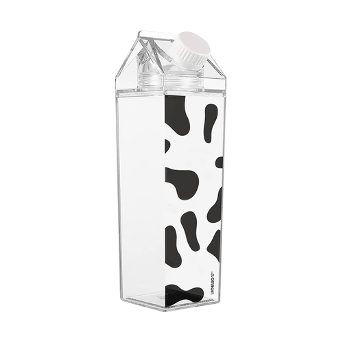 Garrafa Plástica Milk 450Ml C/ Formato Caixa De Leite C/1Und Leo E Leo