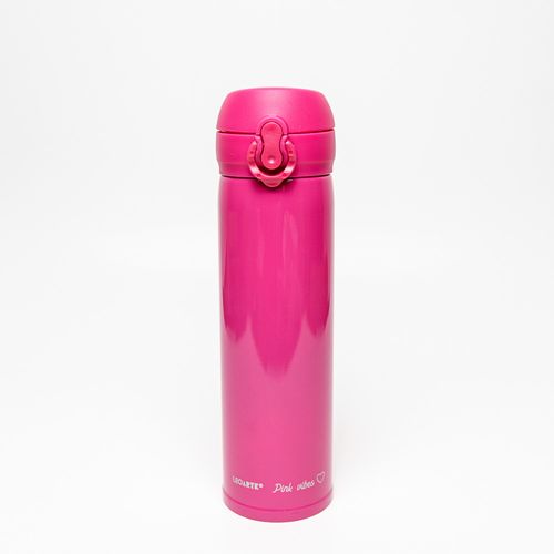Garrafa Térmica Pink Vibes 340Ml Leoarte