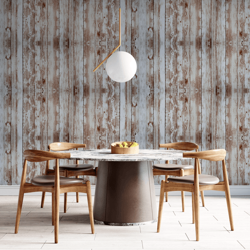 Plástico Adesivo Para Decoração Leotack Madeira Demolição 45CM X 5M 80MIC ROLO LEOARTE