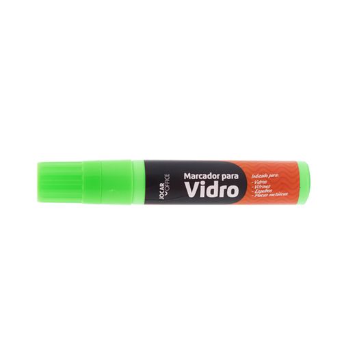 Marcador Para Vidro 20G Verde Cx/6 Blister Jocar Office