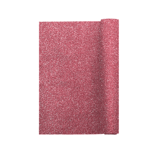 Plástico Adesivo Para Decoração Leotack  Brilho Rosa 45 Cmx10M 80 Mic Rolo Leoarte