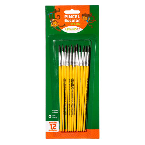 Pincel Escolar Redondo Ref.121-06 Pct/12 Leoeleo