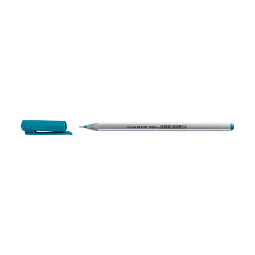 Caneta Esf.Triball Ponta Media 1.0Mm Azul Piscina Cx/12 Und Jocar Office
