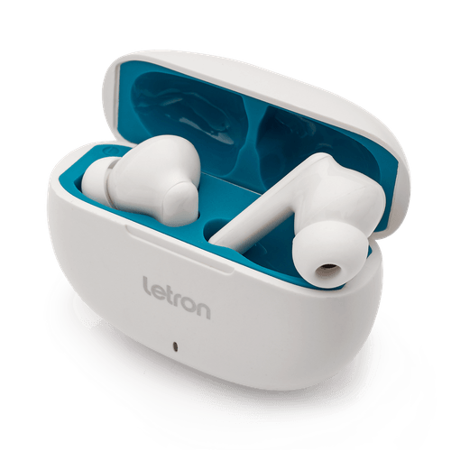 Fone De Ouvido Sem Fio Ocean Plastic Skim Branco Letron