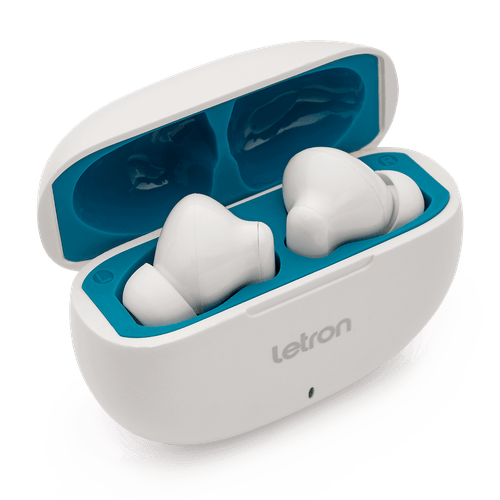 Fone De Ouvido Sem Fio Ocean Plastic Skim Branco Letron