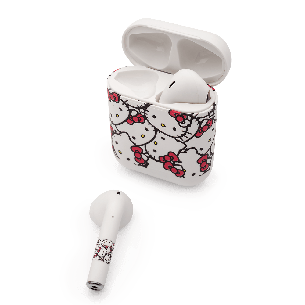 Fone Sem Fio Hello Kitty Estereo Earbuds Case Carregador Bluetooth Letron
