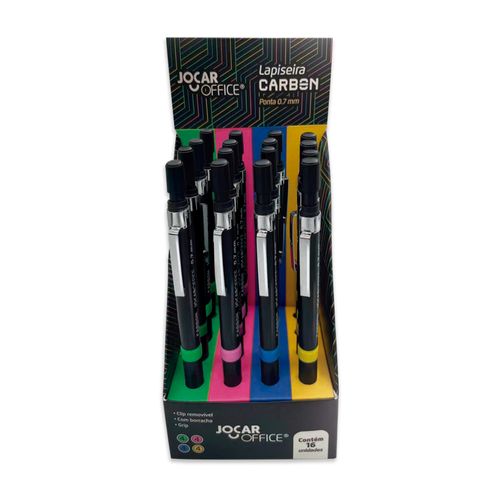 Lapiseira Carbon 0.7 - Display C/ 16 Unds Jocar Office
