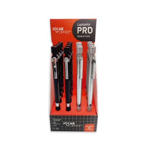 Lapiseira Pro 0.7 - Display C/ 16 Unds Jocar Office