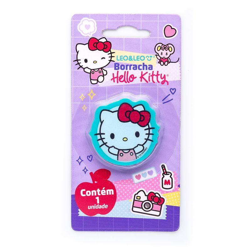 Kit Borracha Com 4 Personagens Sanrio Hello Kitty