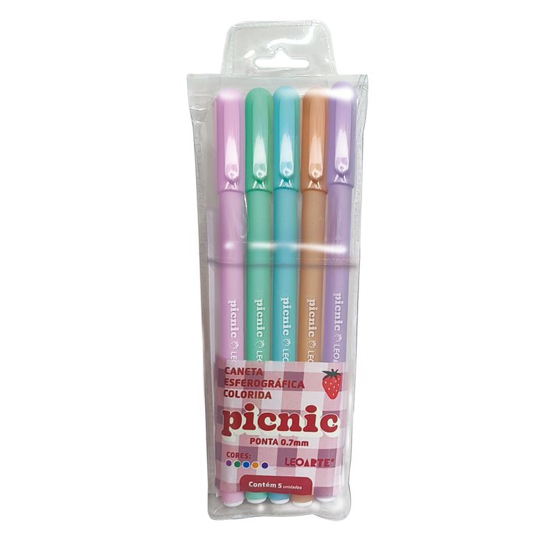 CANETA-ESF_PICNIC-0.7-COLORIDA_ESTOJO-C-5-UNID_LEOARTE_97973
