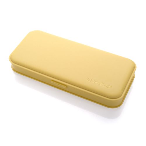 Estojo Plástico Com Divisórias Pastel Trend - Pacote Sortido C/ 6 Und Leoeleo