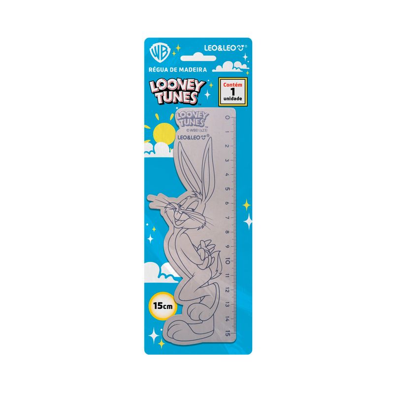 REGUA_DE_MADEIRA_DECORADA_LOONEY_TUNES_OPPBAG_C1_UND_LEOELEO_74259_EMBALAGEM