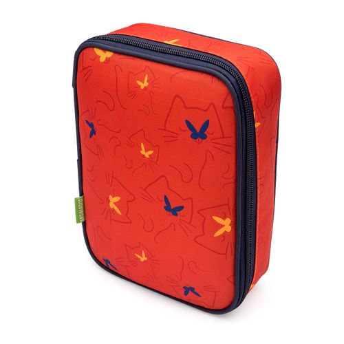 Estojo Duplo Retangular Estampa Pets Pacote Sortido C/3 Und Leoeleo