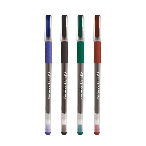 Caneta Gel Fit 0.6 - Dispenser C/ 40 Unid. Azul Preta Vermelha Verde Jocar Office