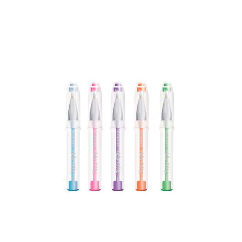 Caneta Gel Mini Hello Kit 1.0 Colorida - Blister C/ 5 Unid. Leo&Leo