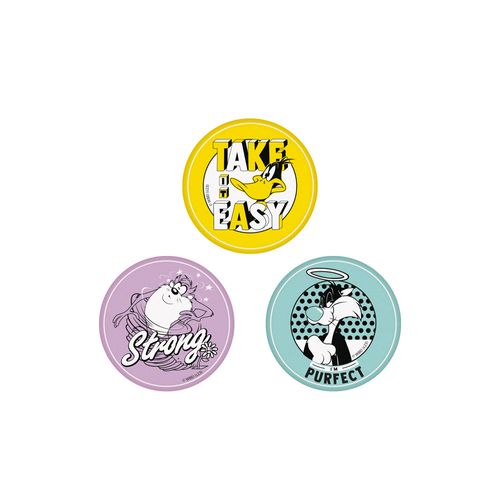 Borracha Redonda Looney Tunes Pote C/ 50 Und Estampa Sortida Leo&Leo