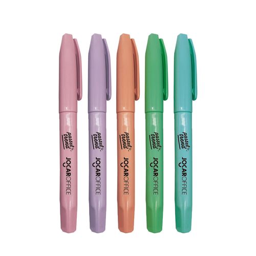 Marca-Texto Slim Pastel Display C/30 Und Jocar Office