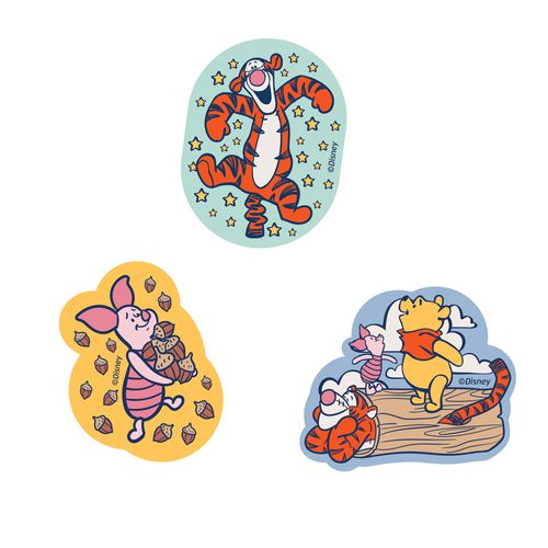 Borracha Decorada Ursinho Pooh Pote Com 40 Und Leo&Leo