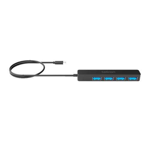 Adaptador Extensor Hub Usb 4 Portas - Hub tipo-C MachoLetron