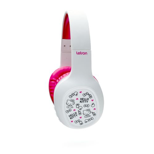 HEADPHONE SEM FIO COLORS HELLO KITTY ESTEREO BLUETOOTH DRIVER 40 MM LETRON - 74800