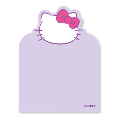 BLOCO ADESIVO CAMADAS HELLO KITTY - BLISTER C/ 4 BLOCOS 20F CADA LEOARTE