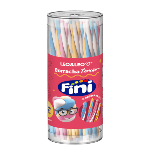 BORRACHA TORCIDA FINI - POTE C/ 20 UND LEO&LEO