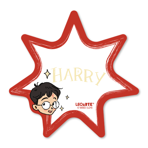 BLOCO ADESIVO HARRY POTTER - BLISTER C/ 1 BLOCO COM FORMATO 20F LEOARTE