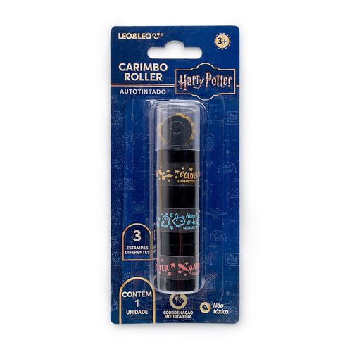 Carimbo Roller Autotintado 3 Estampas Harry Potter - Blister c/ 1 und Leo&Leo