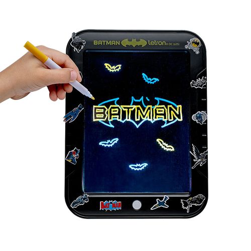 LOUSA DE DESENHO GLOW PAD BATMAN LETRON