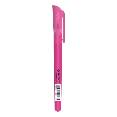 Marca-Texto Uni Rosa - Caixa c/ 12 Und Jocar Office