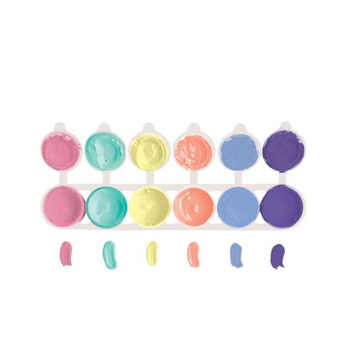Guache Pastel Caixa C/6 Cores 15Ml Por Pote - Leo&Leo