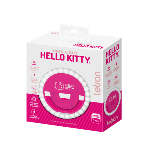 Ring Light Portátil Hello Kitty Letron
