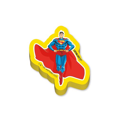 Borracha Superman Blister C/1 Und. - Cx/12 Blister 4 Personagens Sortidos Leo&Leo