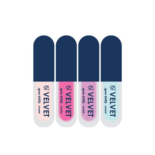 Marca-Texto Com Brilho 4 Cores Bruna Tavares - Caixa C/4 Und Leoarte