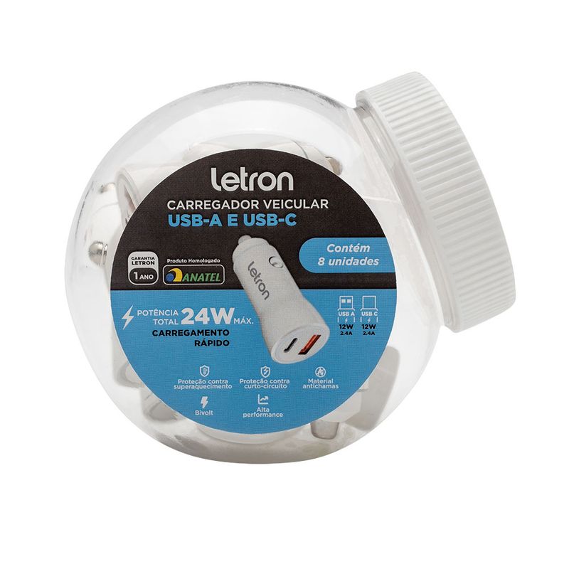 carregador_veicular_12w_entradas_1_usb_e_1_tipo_c_branco_pote_c_8_unidades_letron_10527-1
